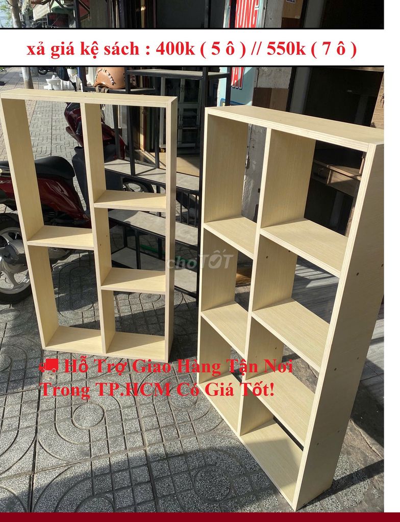 KỆ SÁCH VÁN MDF SẴN THÀNH PHẨM ( VÁN DÀY 17mm ). Mua bán Tủ, kệ gia đình tại Quận Gò Vấp Tp Hồ Chí Minh được đăng bởi Nội Thất Tủ Kệ Trưng Bày hình 1