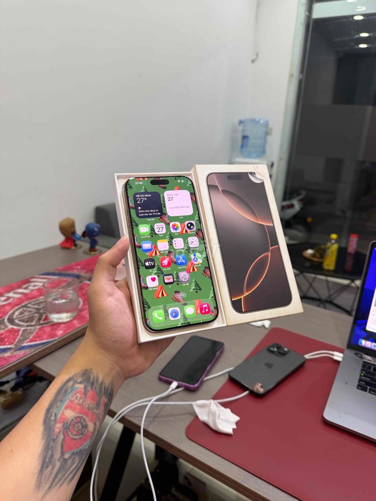 iPhone 16 Pro Max 256G Za/a 2 sim VL Pin 97 Zin Áp. Mua bán Điện thoại tại Quận Cầu Giấy Hà Nội được đăng bởi Trung Kiên Trả Góp Bao Nợ Xấu hình 1