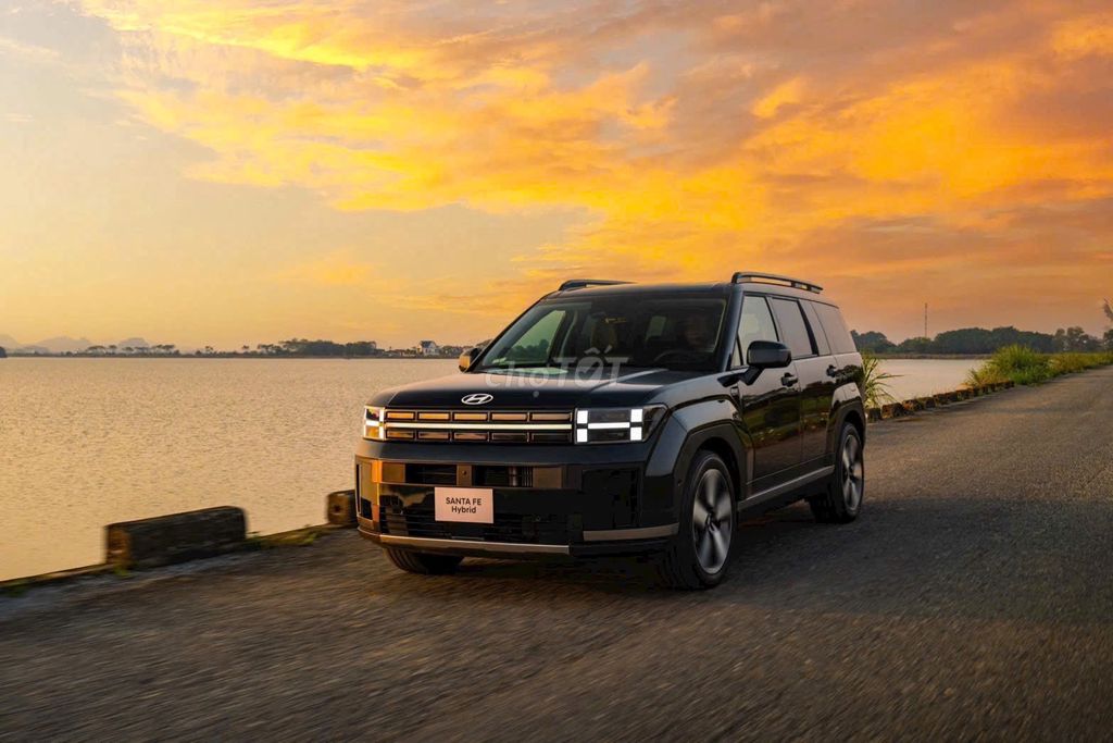 Hyundai Santa Fe Hybrid D-SUV Đen 7 chỗ. Mua bán Ô tô tại Quận 12 Tp Hồ Chí Minh được đăng bởi thành trí hình 4