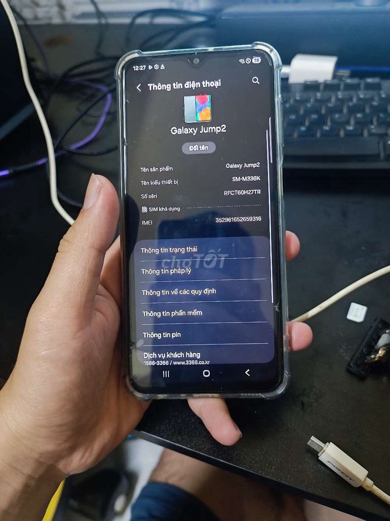 Samsung Galaxy M33 Xanh Đã sử dụng. Mua bán Điện thoại tại Huyện Đông Anh Hà Nội được đăng bởi Hà hình 1