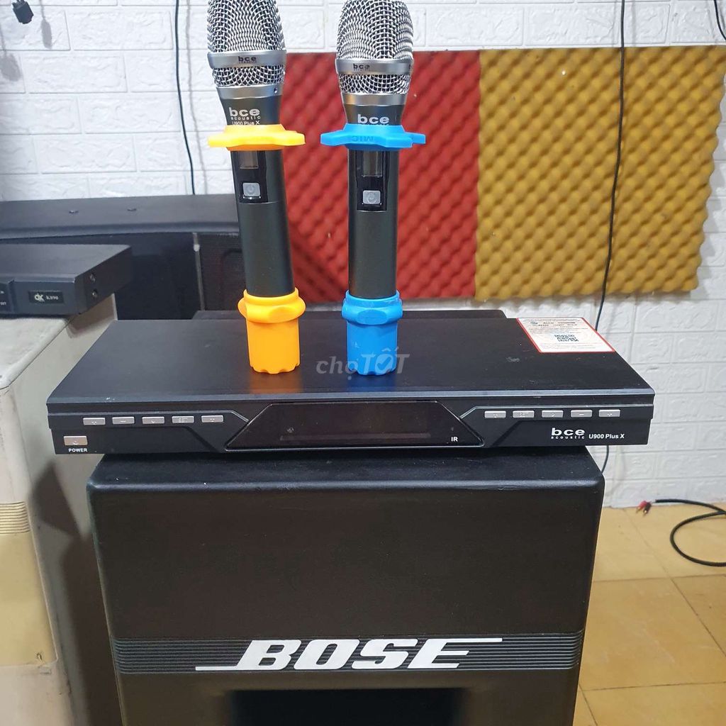 Micro BCE Acoustic U900 Plus X Đen Karaoke. Mua bán Tivi, Âm thanh tại Quận 12 Tp Hồ Chí Minh được đăng bởi Hoàng van hậu hình 1