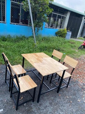 bàn ghế gỗ sắt cố định giá tốt mới 100%…