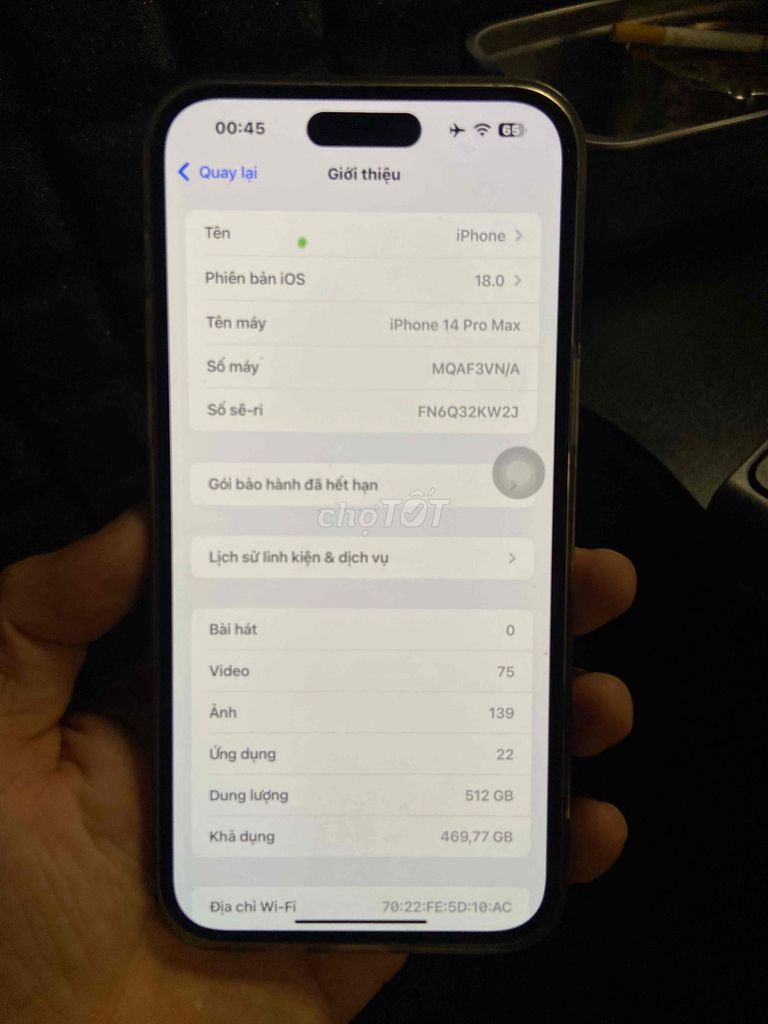 iphone 14 prm 512 gb. Mua bán Điện thoại tại Huyện Thới Lai Cần Thơ được đăng bởi hồng phúc hình 1