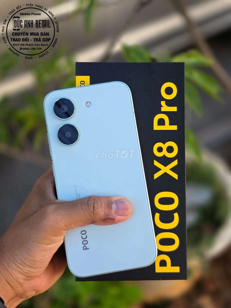 Poco X8 Pro 256GB Xanh Đã sử dụng. Mua bán Điện thoại tại Thành phố Buôn Ma Thuột Đắk Lắk được đăng bởi Đức Anh Retail hình 1