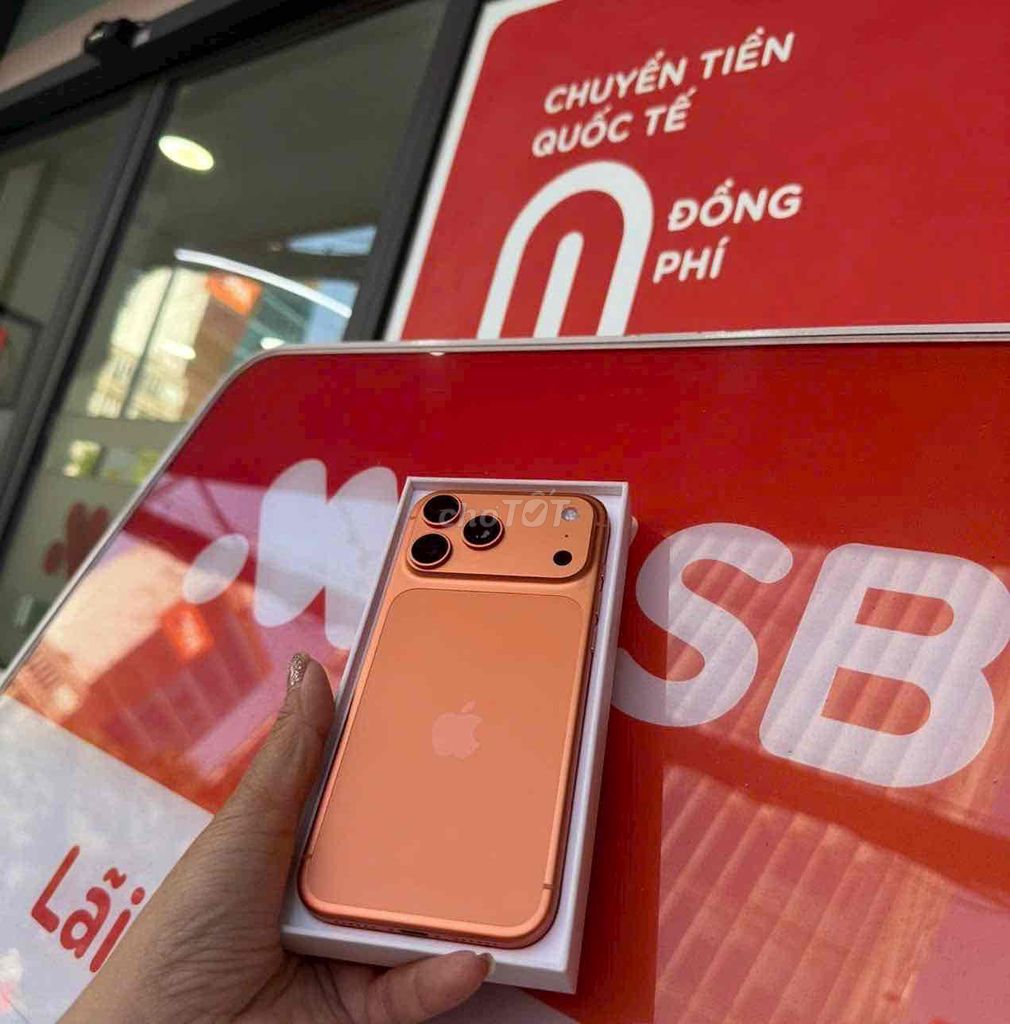 iphone 17pro 512gb cam qtế mỹ pin100 cbht10/2026. Mua bán Điện thoại tại Quận 3 Tp Hồ Chí Minh được đăng bởi Nam Á Mobile hình 1