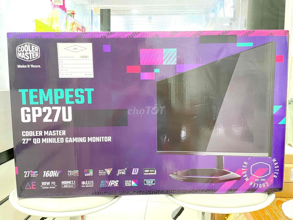 Màn Gaming COOLER MASTER TEMPEST GP27U 4K 27”