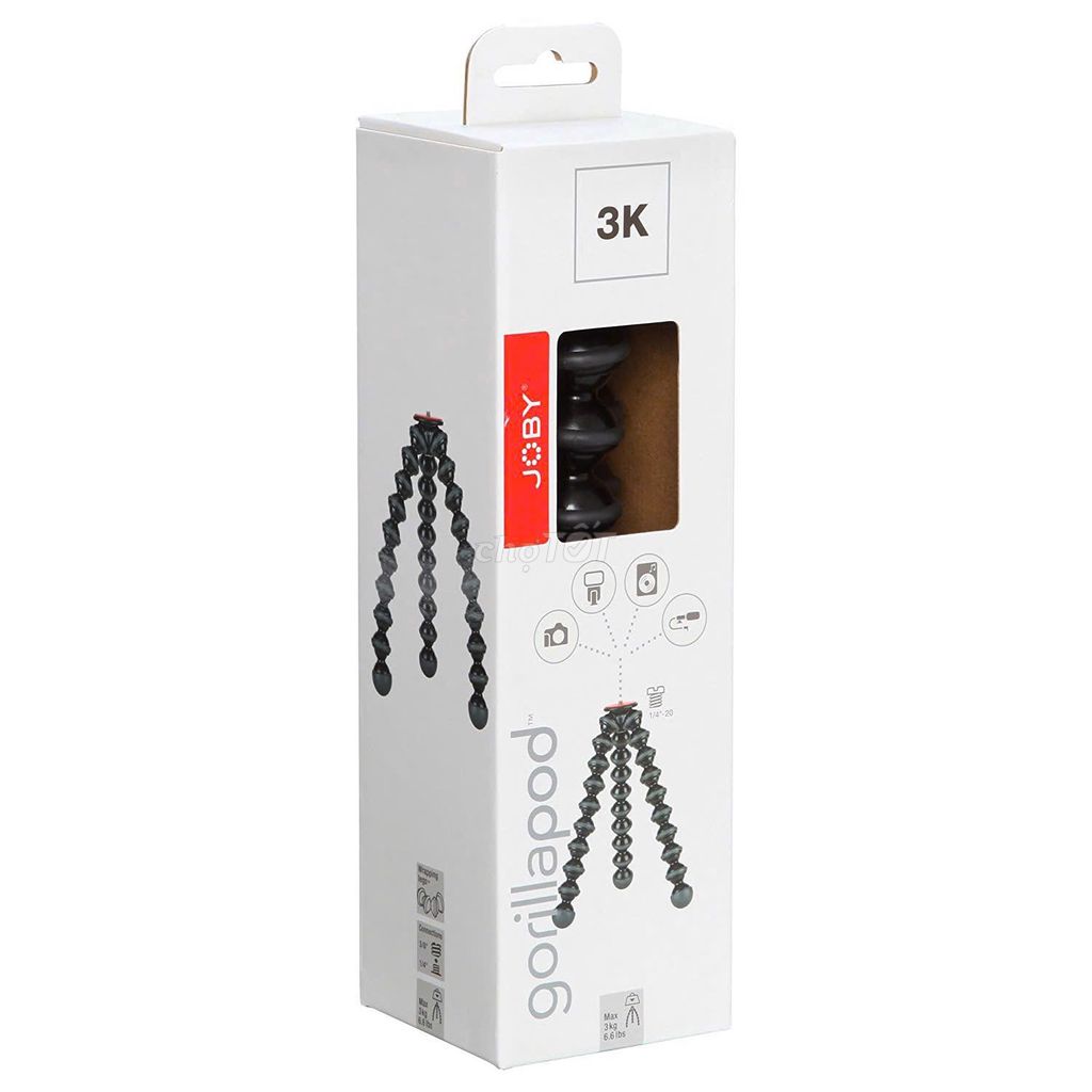 Chân máy Joby GorillaPod 3K. Mua bán Máy ảnh, Máy quay tại Quận 7 Tp Hồ Chí Minh được đăng bởi Lê Tuấn hình 1