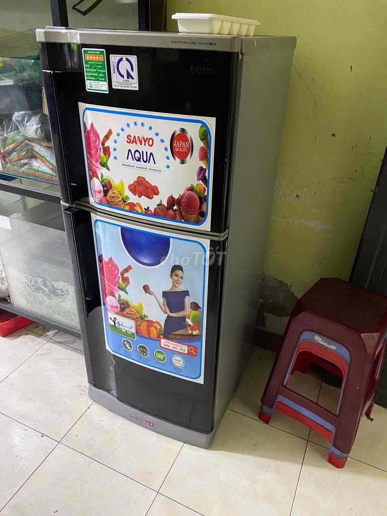 Tủ lạnh Sanyo Aqua 120l, tiết kiệm điện. Mua bán Tủ lạnh tại Quận Tân Phú Tp Hồ Chí Minh được đăng bởi Bò Sữa hình 1