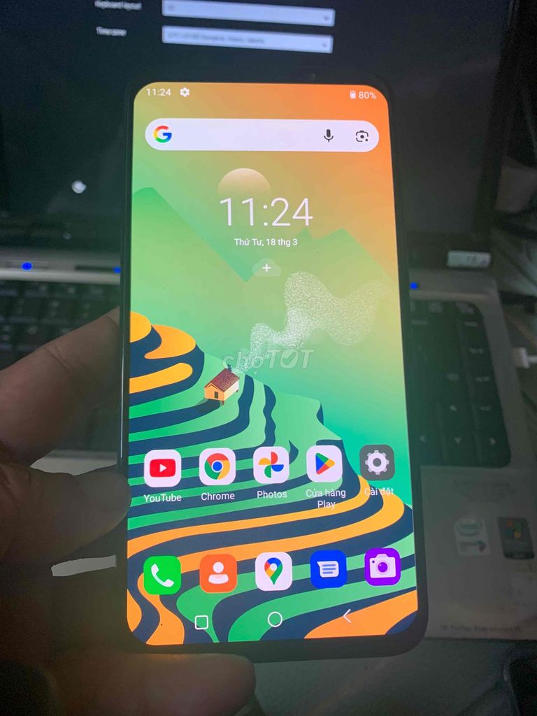 Vsmart Live 64GB Xanh tím dành cho ai yêu nước. Mua bán Điện thoại tại Quận 6 Tp Hồ Chí Minh được đăng bởi Huynh Hai Minh  hình 1