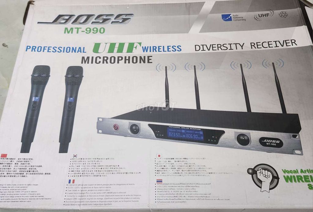 Thanh lý micro không dây BOSS MT- 990