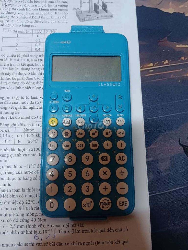 Máy tính Casio fx-880 Xanh dương. Mua bán Đồ dùng văn phòng tại Thành phố Đà Lạt Lâm Đồng được đăng bởi Bảo Trần hình 1