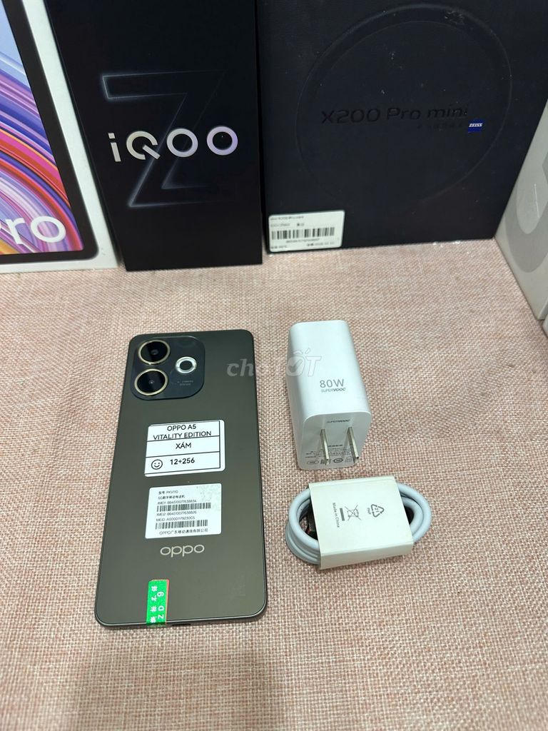 Oppo A5 Vitality Edition 5G 12/256 Xám sạc 80w COD. Mua bán Điện thoại tại Quận Hoàng Mai Hà Nội được đăng bởi Trần Ngọc Hiếu hình 1