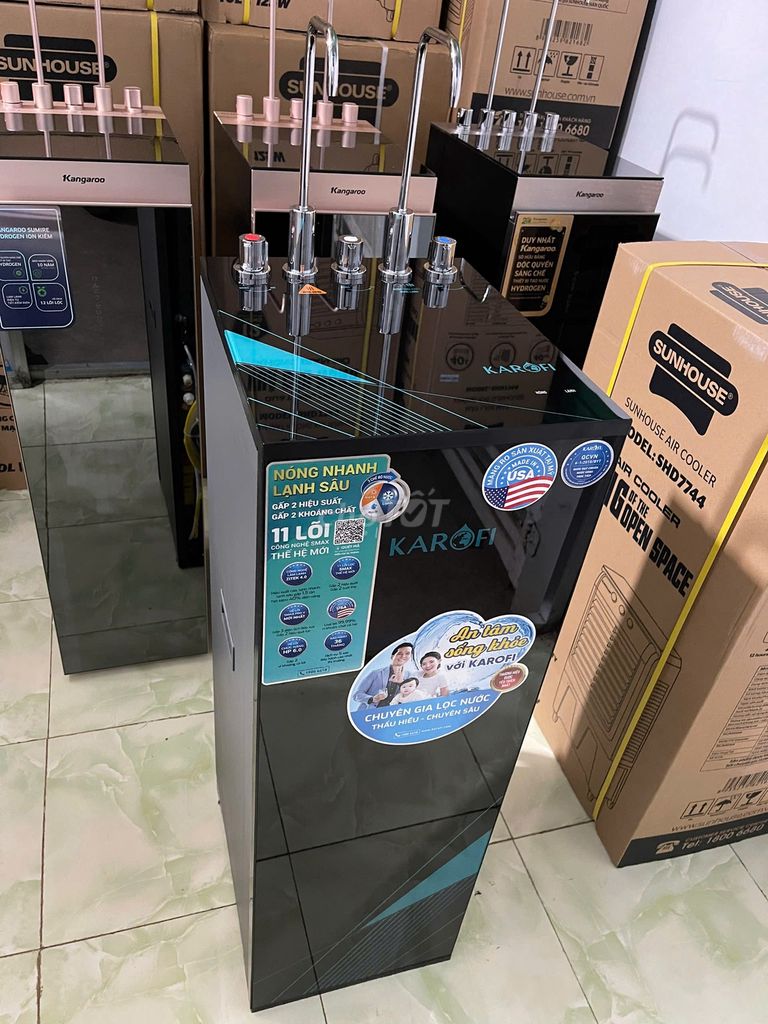 Máy lọc nước Nóng Lạnh Nguội Karofi x58 11 cấp lõi. Mua bán Bếp, lò, đồ điện nhà bếp tại Thành phố Buôn Ma Thuột Đắk Lắk được đăng bởi Long digital hình 1