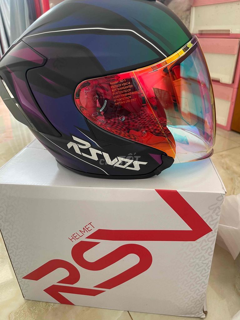 Mũ Bảo Hiểm 3/4 2 Kính RSV RO5 Helmet- mới 100%. Mua bán Phụ tùng xe tại Thành phố Đồng Xoài Bình Phước được đăng bởi Huyền Hoàng hình 4