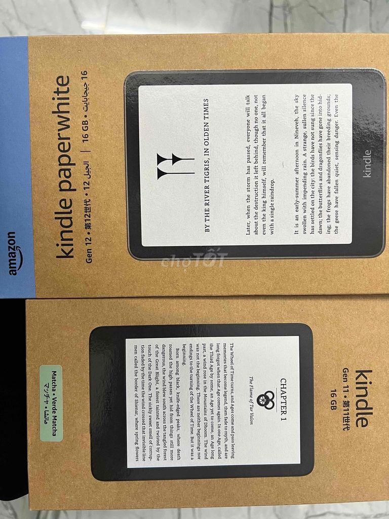 Kindle Basic 2024 Matcha và paperwhite 6 NEW. Mua bán Máy tính bảng tại Quận 8 Tp Hồ Chí Minh được đăng bởi đọc chậm thôi hình 1