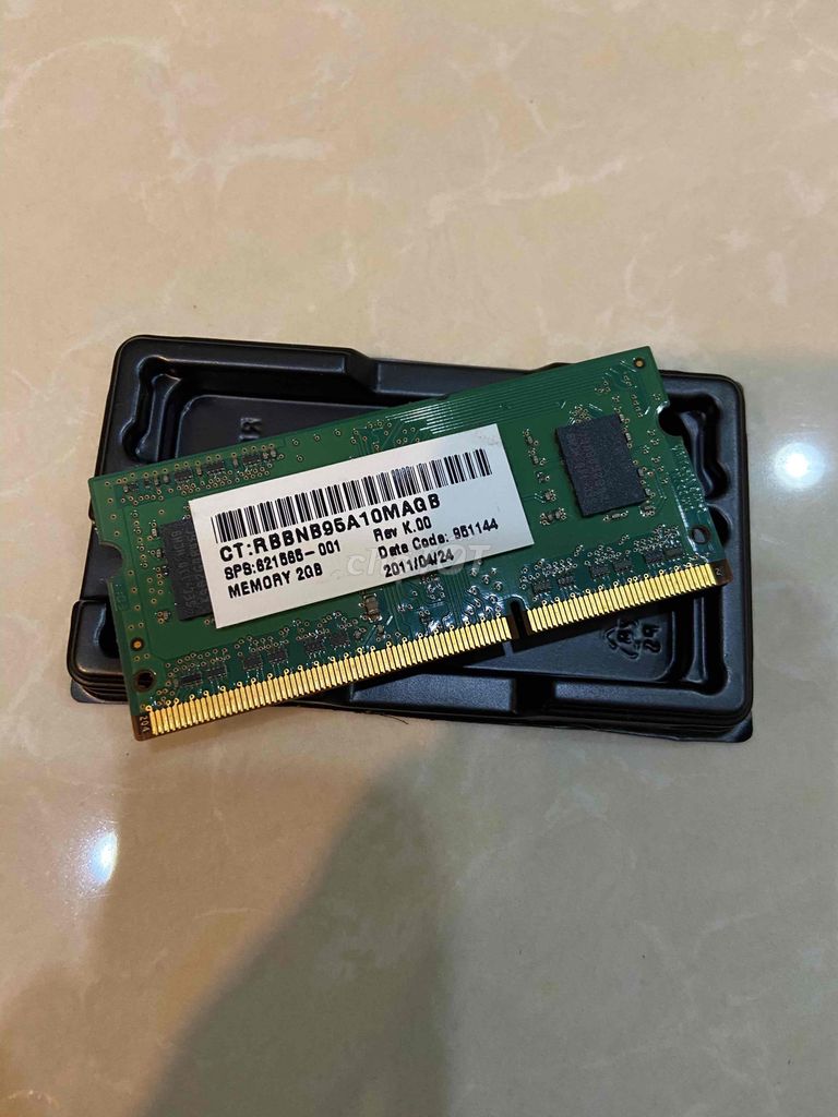 RAM laptop 2GB DDR3 PC3-10600 Bus 1333MHz