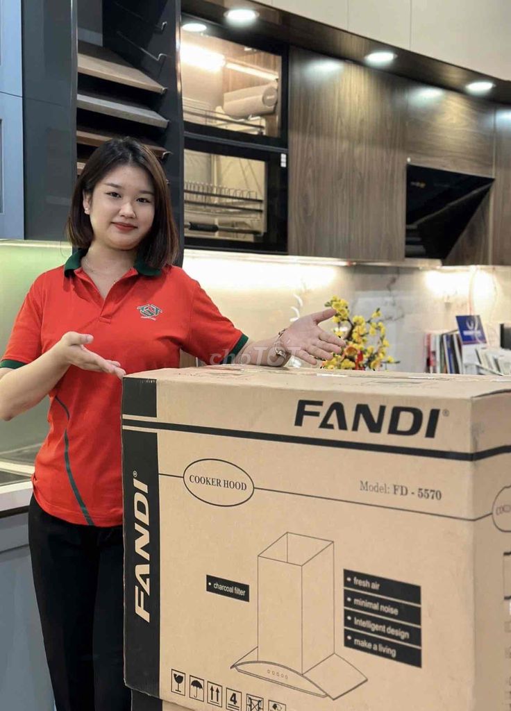 Hút mùi kính cong FanDi sẵn hàng - tiết kiệm