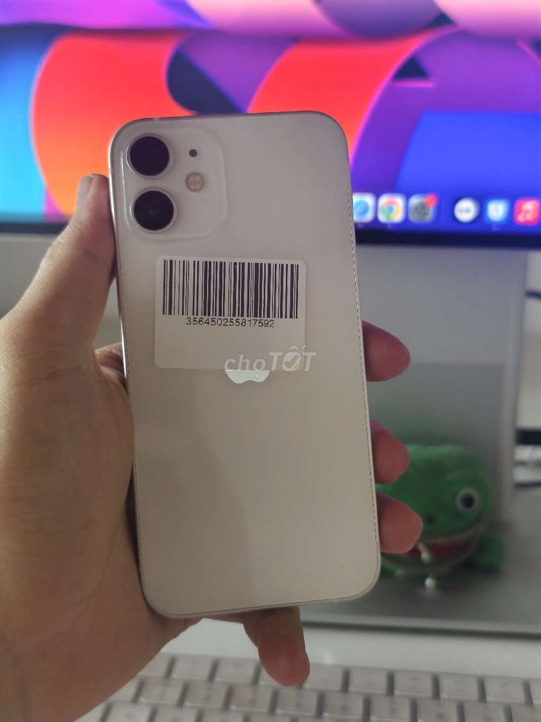 Apple iPhone 12 Mini 128Gb Trắng Quốc Tế Zin Áp. Mua bán Điện thoại tại Quận Liên Chiểu Đà Nẵng được đăng bởi Minh Hiệp CócXanhMobile hình 1