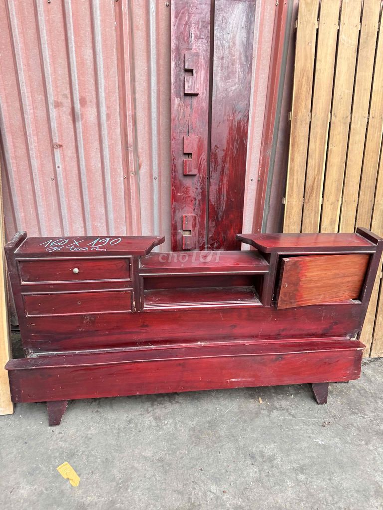 Giường hộp Gỗ Ké Đỏ 160 x 190 cm. Mua bán Giường, chăn ga gối nệm tại Quận Bình Tân Tp Hồ Chí Minh được đăng bởi nguyễn đức trung hình 1