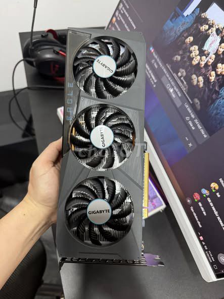 Card đồ họa Gigabyte Radeon RX 6600 Eagle Đen. Mua bán Linh kiện (RAM, Card...) tại Quận Phú Nhuận Tp Hồ Chí Minh được đăng bởi Mây 99 TECH  hình 1
