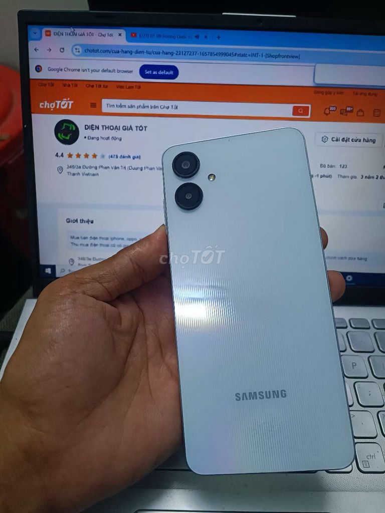 SAMSUNG A06 4GB.64GB PIN 5000 ZIN ĐẸP FULL CN. Mua bán Điện thoại tại Quận Bình Thạnh Tp Hồ Chí Minh được đăng bởi Dân Mobile hình 1