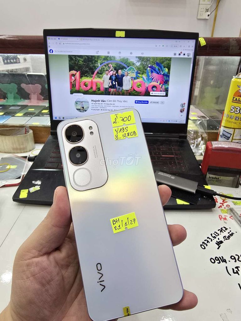 Vivo Y19S 128GB Bạc. Mua bán Điện thoại tại Thành phố Long Xuyên An Giang được đăng bởi Facebook Cầm Đồ Thúy Vân hình 1