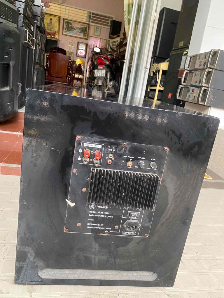 Loa siêu trầm Yamaha SB-M1000II Đen. Mua bán Tivi, Âm thanh tại Quận Cái Răng Cần Thơ được đăng bởi ÂM THANH NGÂN  hình 1