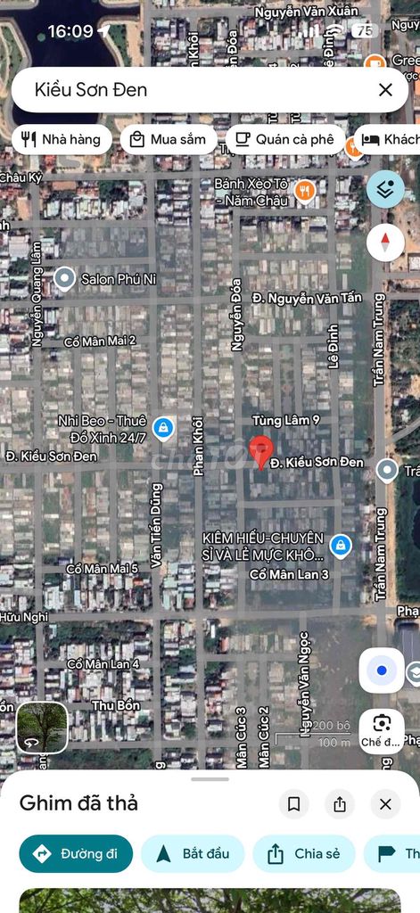 Bán đất đường 7.5m Kiều Sơn Đen, Hoà Xuân giá rẻ sụp hầm