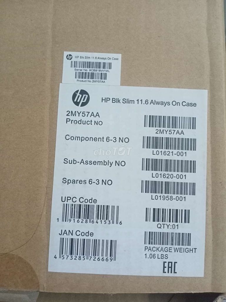 Cặp laptop HP 11.6 in