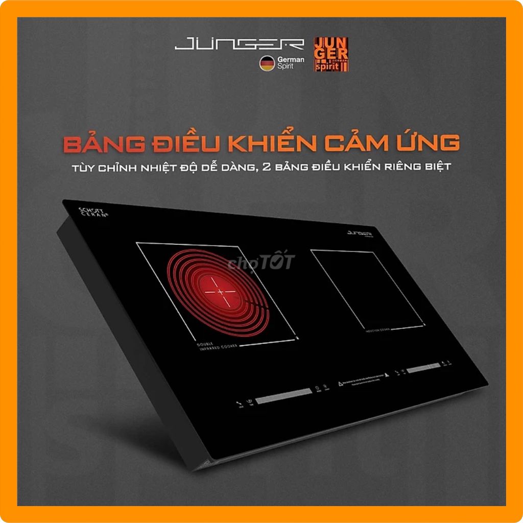 Bếp đôi điện từ hồng ngoại JUNGER MTD-18 Nhập Thái. Mua bán Bếp, lò, đồ điện nhà bếp tại Quận Tân Bình Tp Hồ Chí Minh được đăng bởi Hoangcuonghome  hình 2