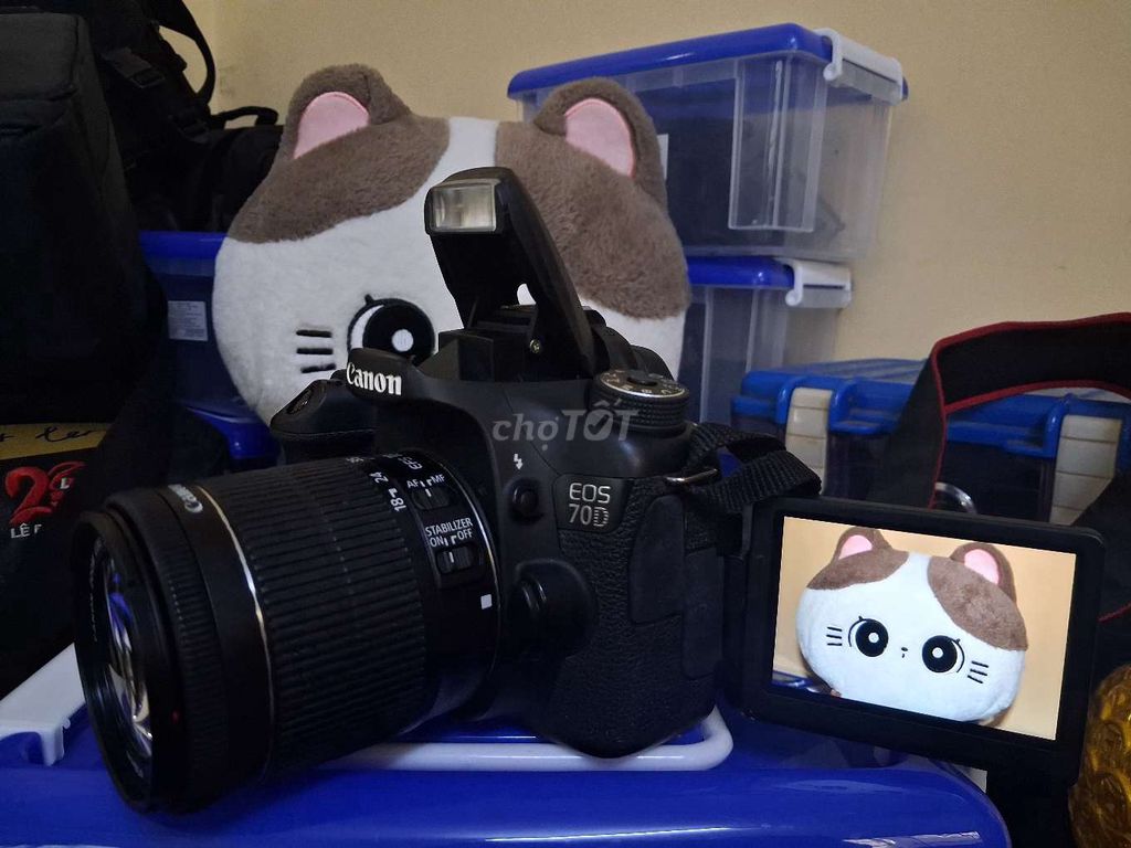 Máy ảnh Canon 70D. Mua bán Máy ảnh, Máy quay tại Quận 5 Tp Hồ Chí Minh được đăng bởi Máy ảnh Ngọc Hiếu  hình 1