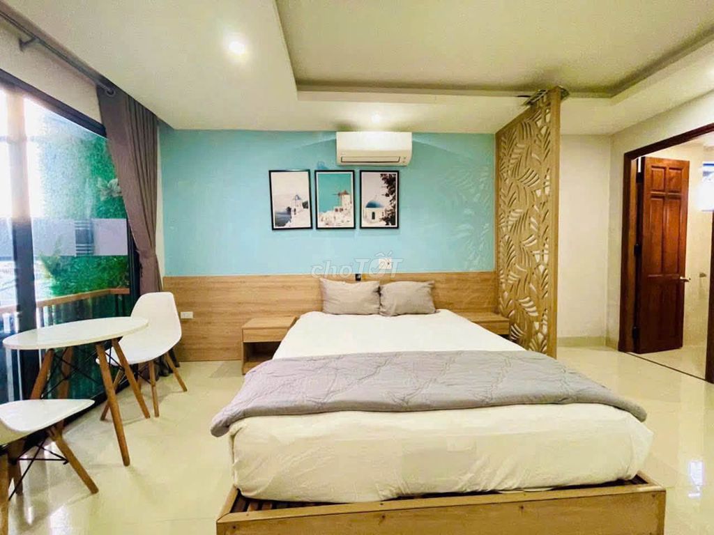 Phòng Studio 40m² Hải Châu - 6.9tr - Full nội thất, hồ bơi