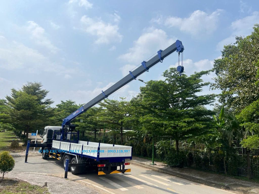 Bán DONGFENG 3 chân 2 cầu cẩu DONGYANG 8tấn 6 khúc. Mua bán Xe tải, xe ben tại Quận 12 Tp Hồ Chí Minh được đăng bởi Mr Thành hình 4