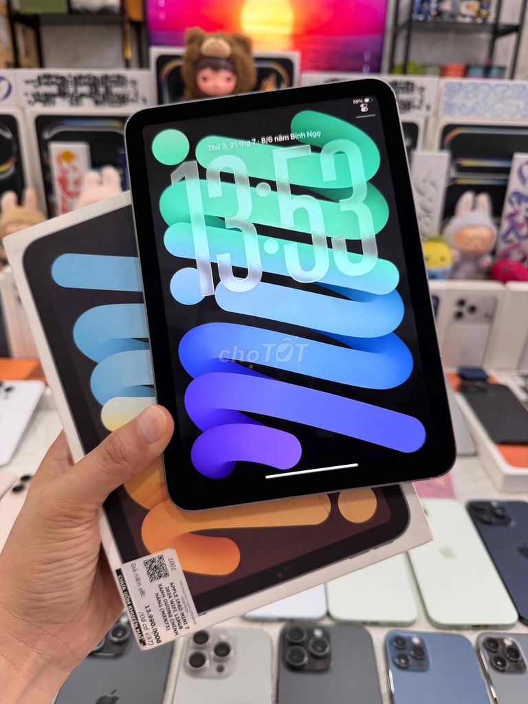 iPad Mini 7 128GB + 5G Xám Pin 100 Sạc 66Lần Zin. Mua bán Máy tính bảng tại Thành phố Thủ Đức Tp Hồ Chí Minh được đăng bởi Táo Uy Tín Chuyên Cung Cấp Sỉ Và Lẻ Tuyển Công Tác Viên hình 1