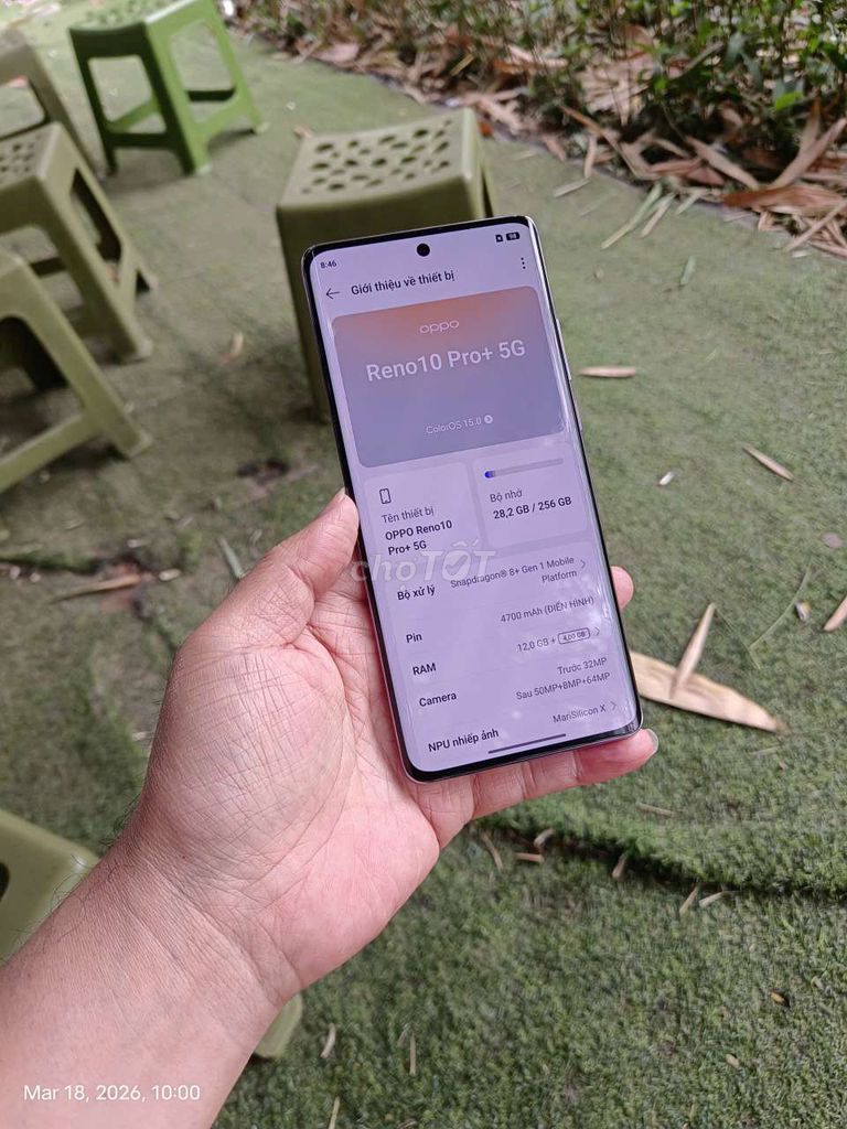 OPPO Reno 10 Pro Plus 256GB Tím. Mua bán Điện thoại tại Quận Hoàng Mai Hà Nội được đăng bởi Phuong Thao Vu hình 1