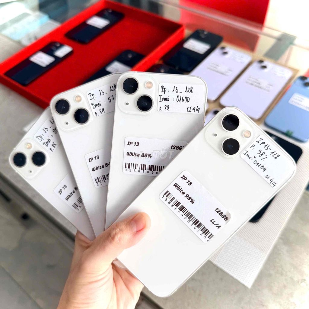 Apple iPhone 13 128GB/256GB Trắng. Mua bán Điện thoại tại Huyện Mỏ Cày Nam Bến Tre được đăng bởi TAKI Mobile Điện Thoại Trả Góp Giá Tốt Bến Tre hình 1