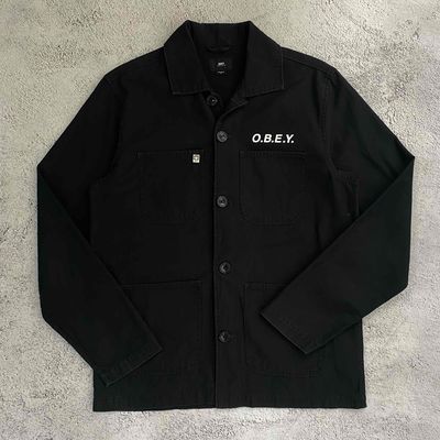 🕶Chorecoat Denim Jacket by Obey🕶 . Cond 9 . Size M
