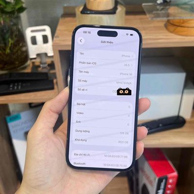 iPhone 16 128GB Đen Việt Nam. zin ốc ngon giá OK