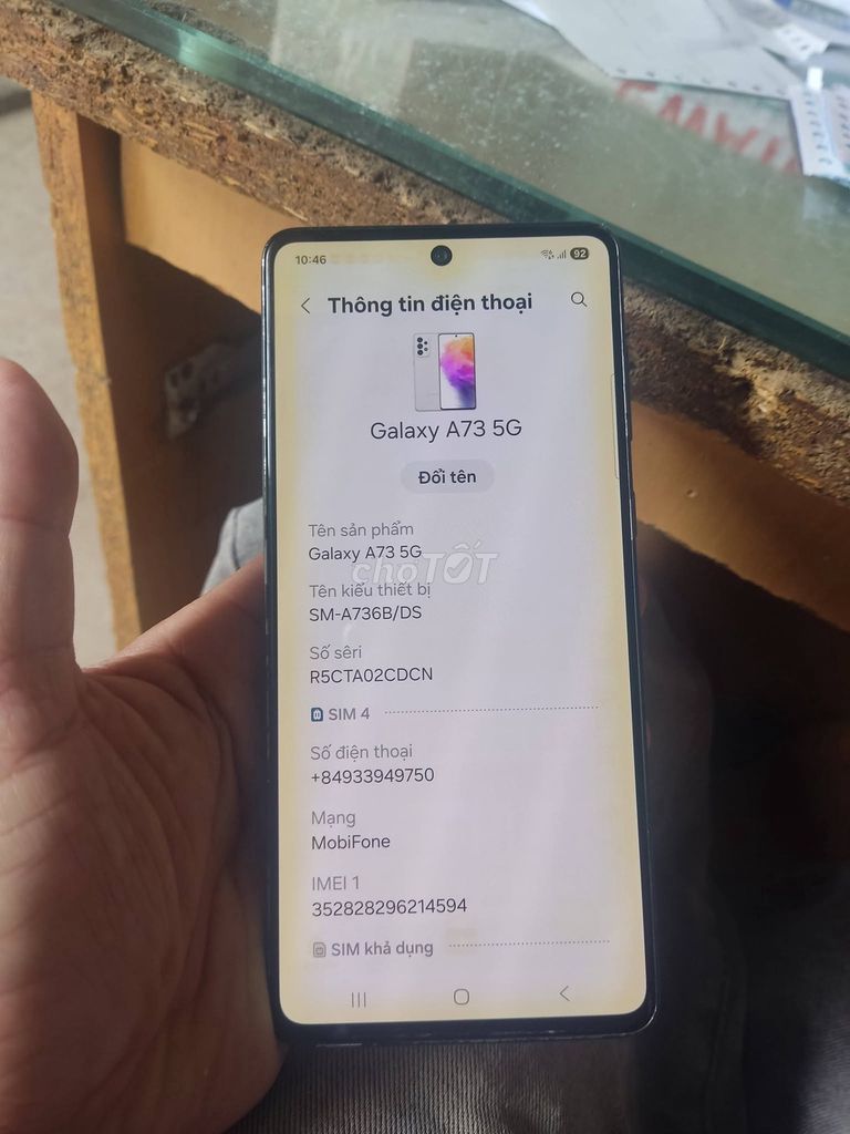 Samsung A73 5G 128GB Trắng 8GB Like New. Mua bán Điện thoại tại Thành phố Thủ Đức Tp Hồ Chí Minh được đăng bởi Hội Đồ Điện Tử hình 1