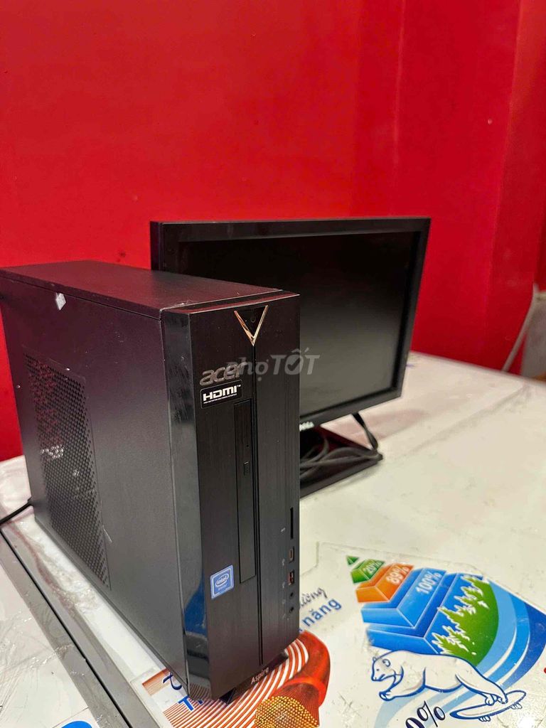 Máy tính để bàn Acer Aspire Đen. Mua bán Máy tính để bàn tại Quận 1 Tp Hồ Chí Minh được đăng bởi Vân hình 1