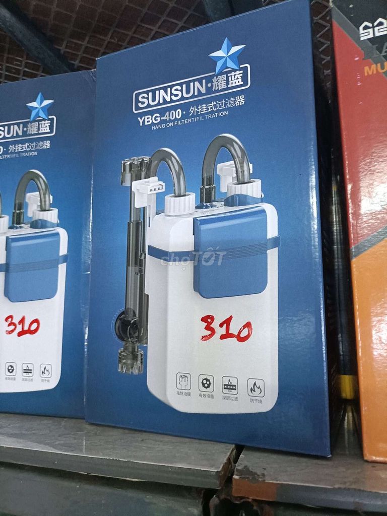 Lọc treo hồ cá Sunsun YBG-400. Mua bán Phụ kiện, Thức ăn, Dịch vụ tại Quận Liên Chiểu Đà Nẵng được đăng bởi Trương Ngân Hà hình 1