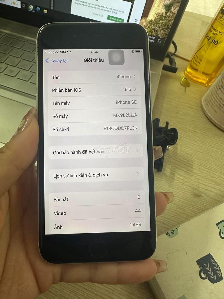 Apple iPhone SE 2020 64GB Trắng. Mua bán Điện thoại tại Huyện Gia Lộc Hải Dương được đăng bởi Tung Lam Dang Ba hình 1