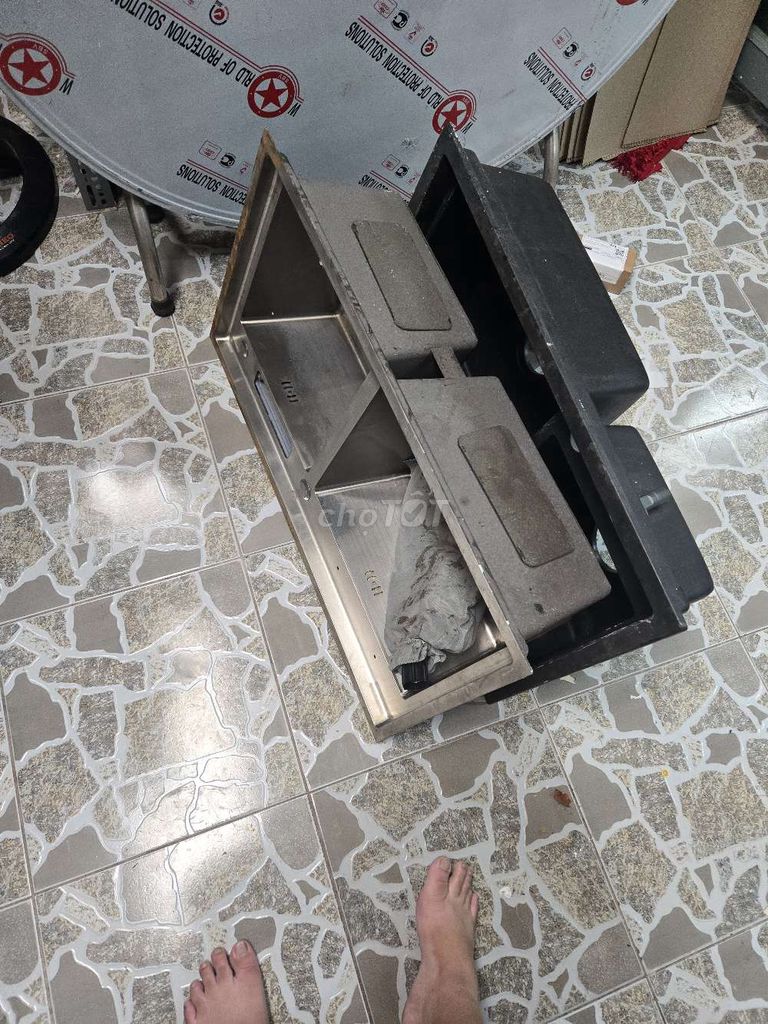 Chậu rửa Kaff Inox Bạc, Đen. Mua bán Thiết bị vệ sinh, nhà tắm tại Huyện Hóc Môn Tp Hồ Chí Minh được đăng bởi Gia Huy hình 1