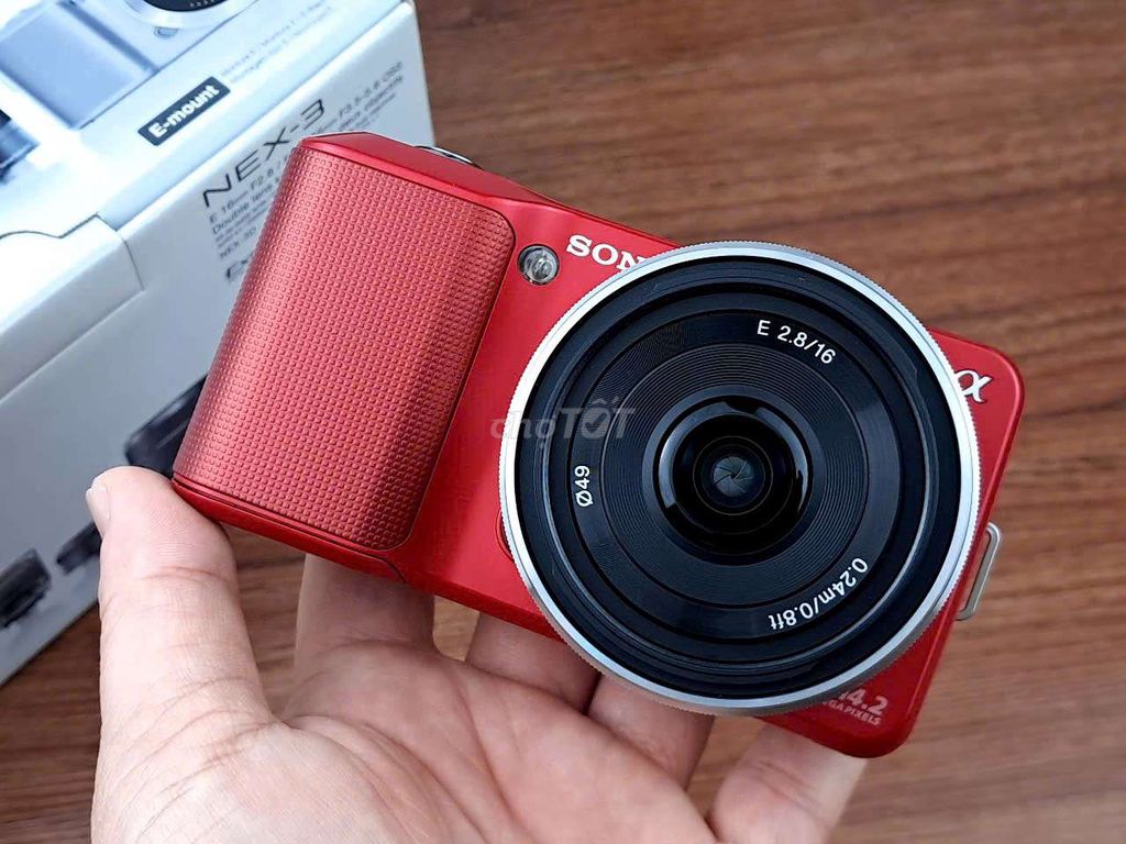 Sony Nex 3 Red có box