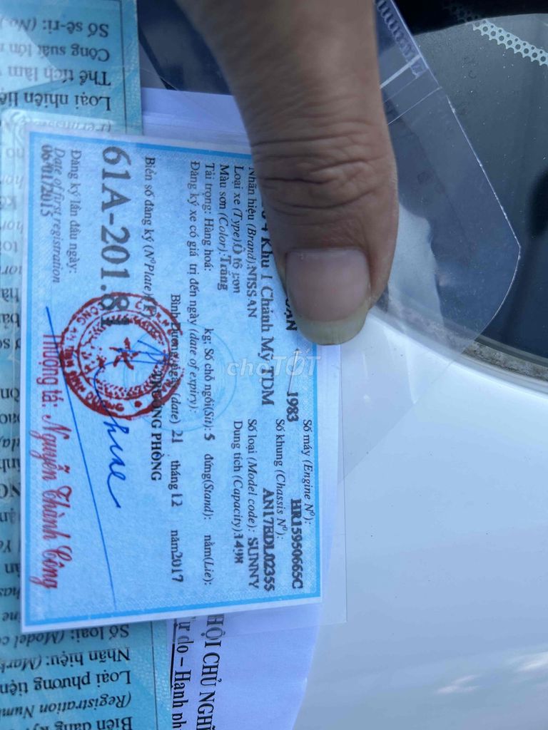 Nissan Sunny XL Trắng 5 chỗ. Mua bán Ô tô tại Thành phố Thuận An Bình Dương được đăng bởi Bắc Nguyễn hình 13