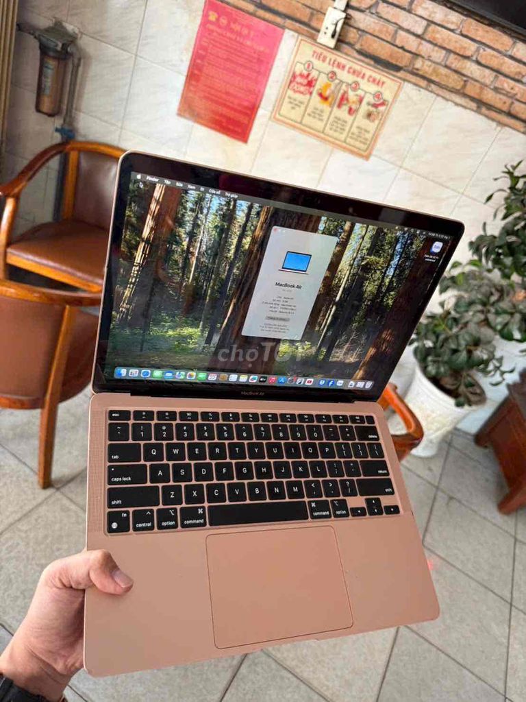 Apple Macbook Air M1 8GB/256GB zin chất đẹp98%. Mua bán Laptop tại Thành phố Biên Hòa Đồng Nai được đăng bởi Oanh Hoang hình 1