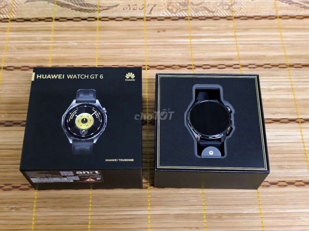 Huawei Watch GT6 46mm đen đẹp keeng, BH 16/08/2027. Mua bán Thiết bị đeo thông minh tại Quận Thanh Xuân Hà Nội được đăng bởi cwdotq hình 1