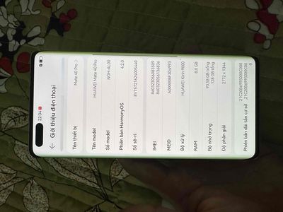 Huawei Mate 40 Pro 128GB Bạc
