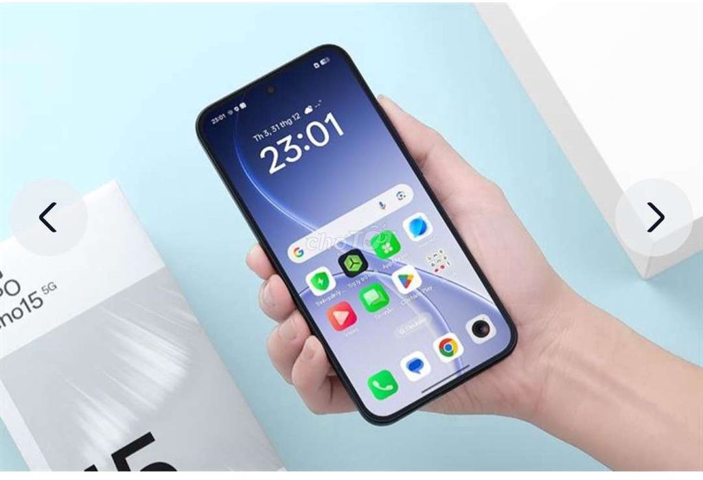 OPPO Reno 15 5G 12-256GB Xanh / Trắng. Mua bán Điện thoại tại Thành phố Phan Thiết Bình Thuận được đăng bởi Thienlinh Dinh hình 1