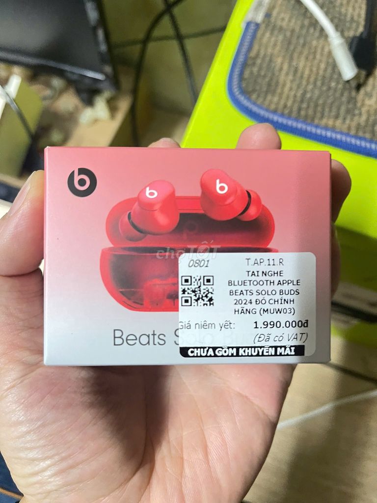 Tai nghe Bluetooth Beats Solo Buds Đỏ. Mua bán Tivi, Âm thanh tại Quận Đống Đa Hà Nội được đăng bởi Nguyễn mạnh tuấn hình 1